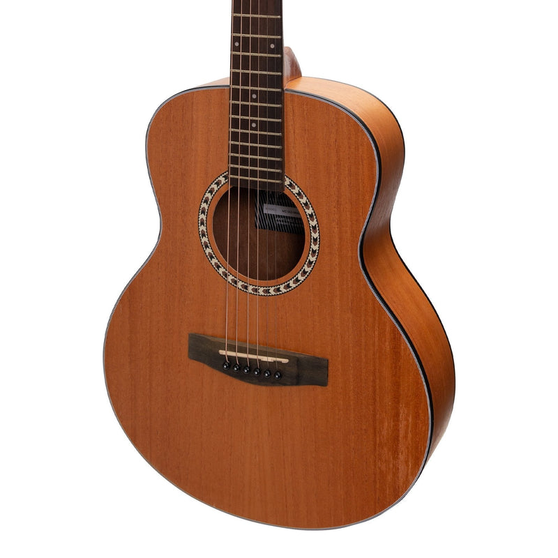 -Martinez Acoustic-Electric Short Scale Guitar (Mahogany)-Living Music