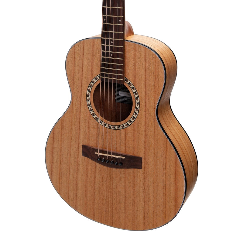 -Martinez Acoustic-Electric Short Scale Guitar (Mindi-Wood)-Living Music