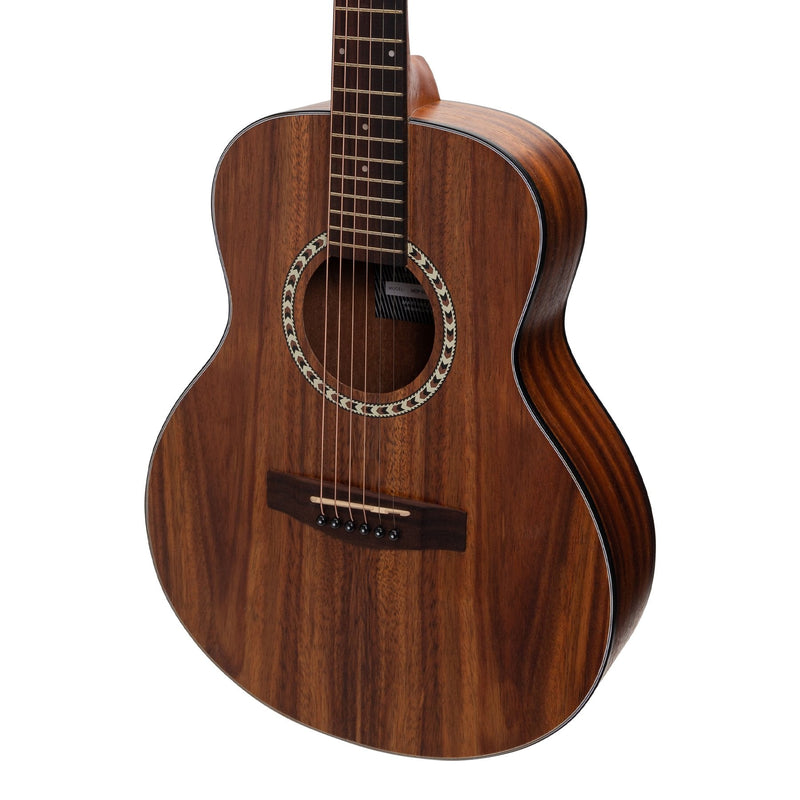 -Martinez Acoustic-Electric Short Scale Guitar (Rosewood)-Living Music