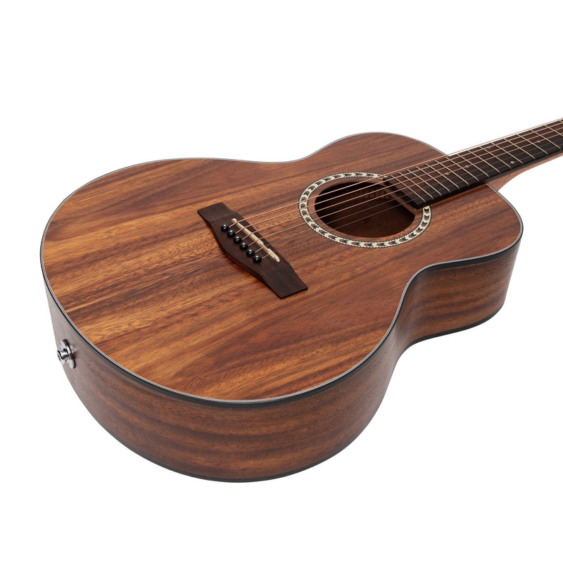 -Martinez Acoustic-Electric Short Scale Guitar (Rosewood)-Living Music