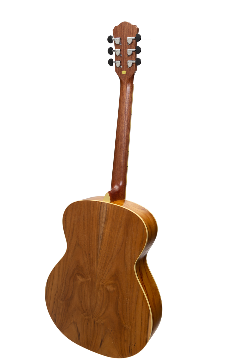 -Martinez Acoustic-Electric Small Body Guitar (Jati-Teakwood)-Living Music