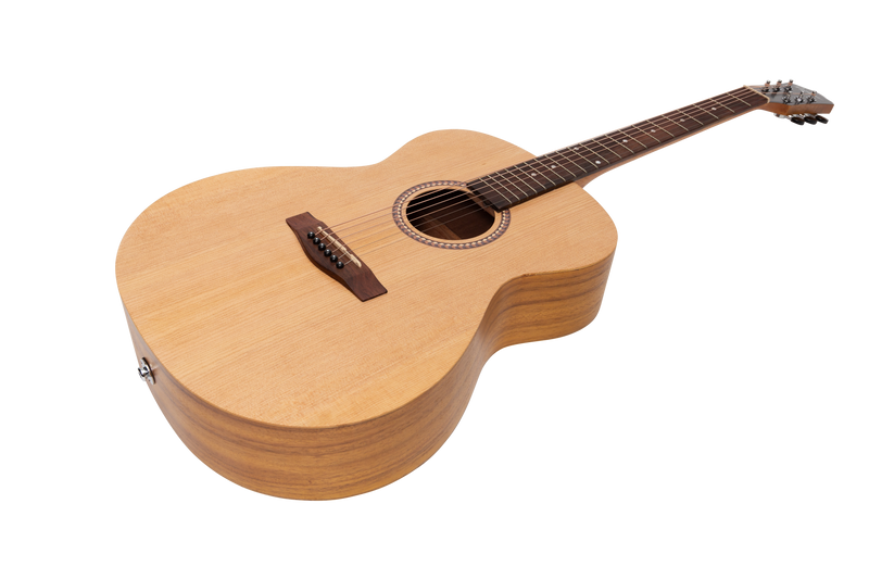 -Martinez Acoustic-Electric Small Body Guitar (Spruce/Koa)-Living Music