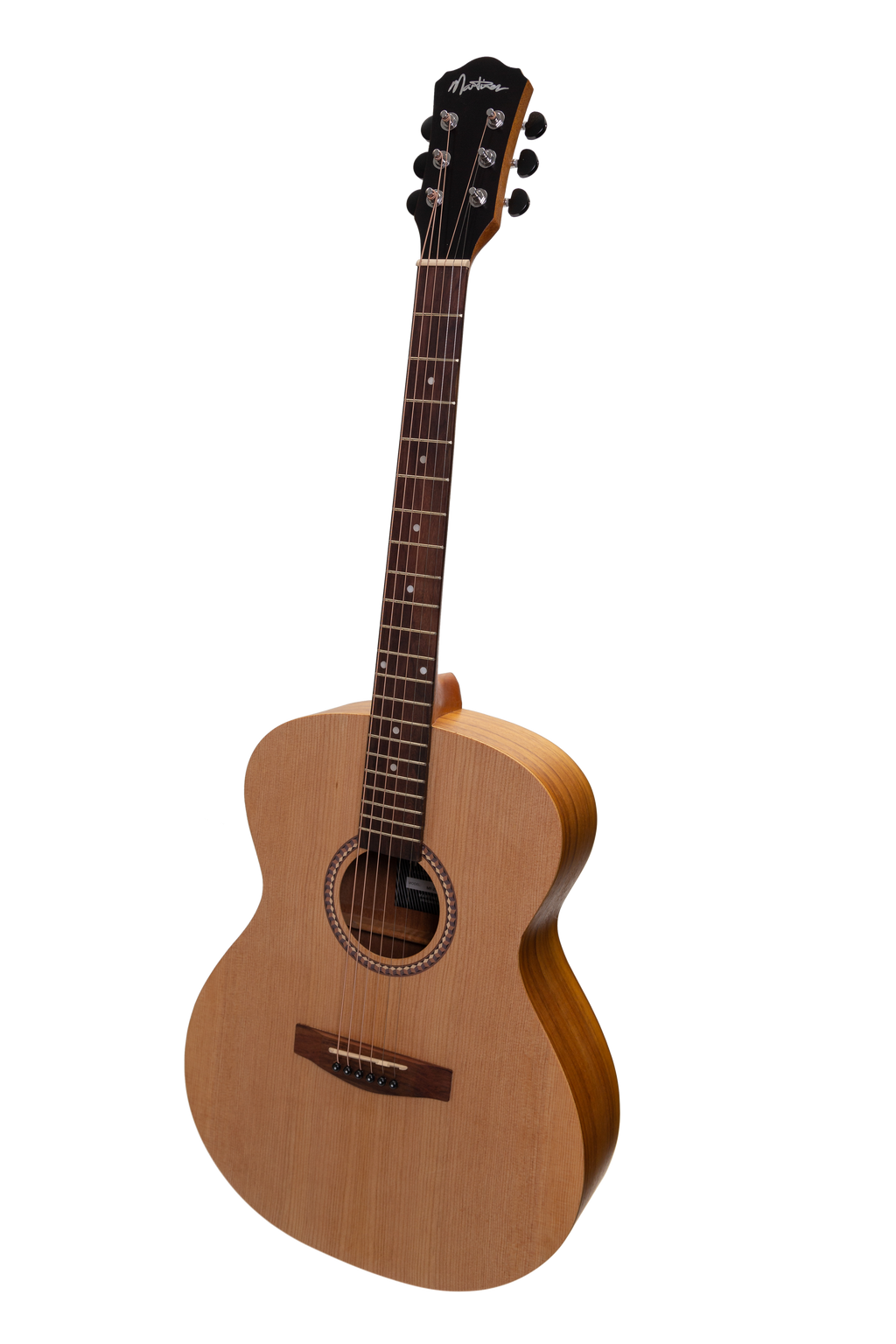 -Martinez Acoustic-Electric Small Body Guitar (Spruce/Koa)-Living Music