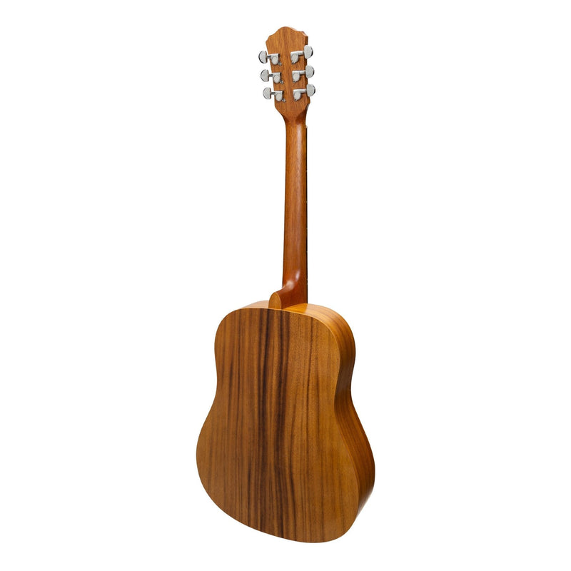 -Martinez Acoustic Middy Traveller Guitar (Koa)-Living Music