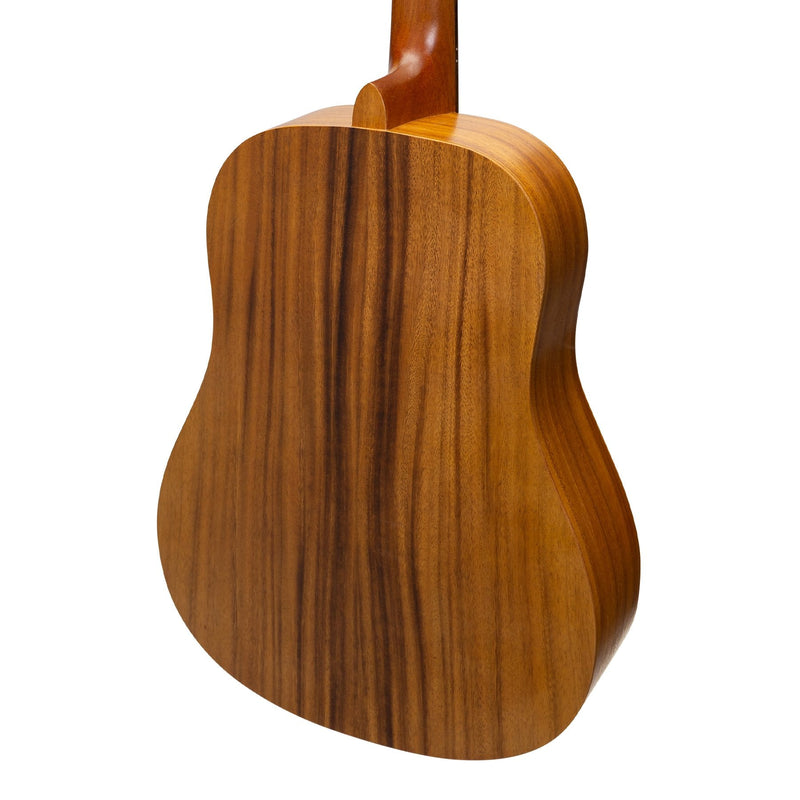 -Martinez Acoustic Middy Traveller Guitar (Koa)-Living Music