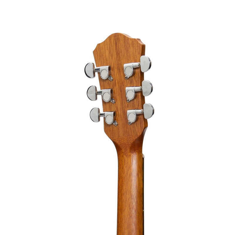 -Martinez Acoustic Middy Traveller Guitar (Koa)-Living Music