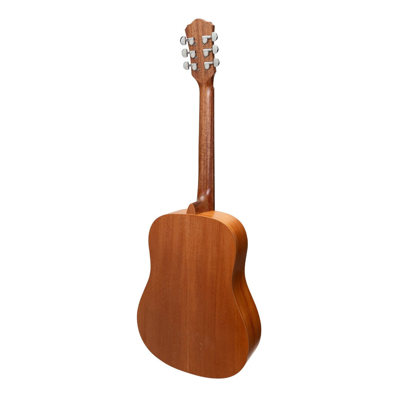 -Martinez Acoustic Middy Traveller Guitar (Mahogany)-Living Music