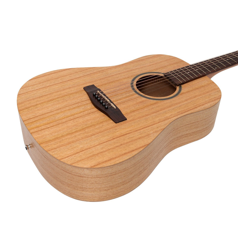 -Martinez Acoustic Middy Traveller Guitar (Mindi-Wood)-Living Music