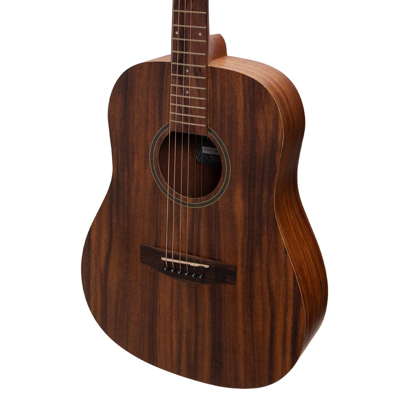 -Martinez Acoustic Middy Traveller Guitar (Rosewood)-Living Music