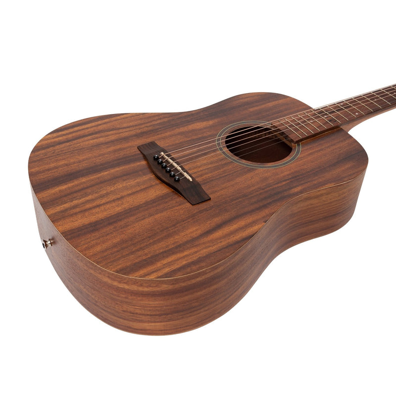 -Martinez Acoustic Middy Traveller Guitar (Rosewood)-Living Music