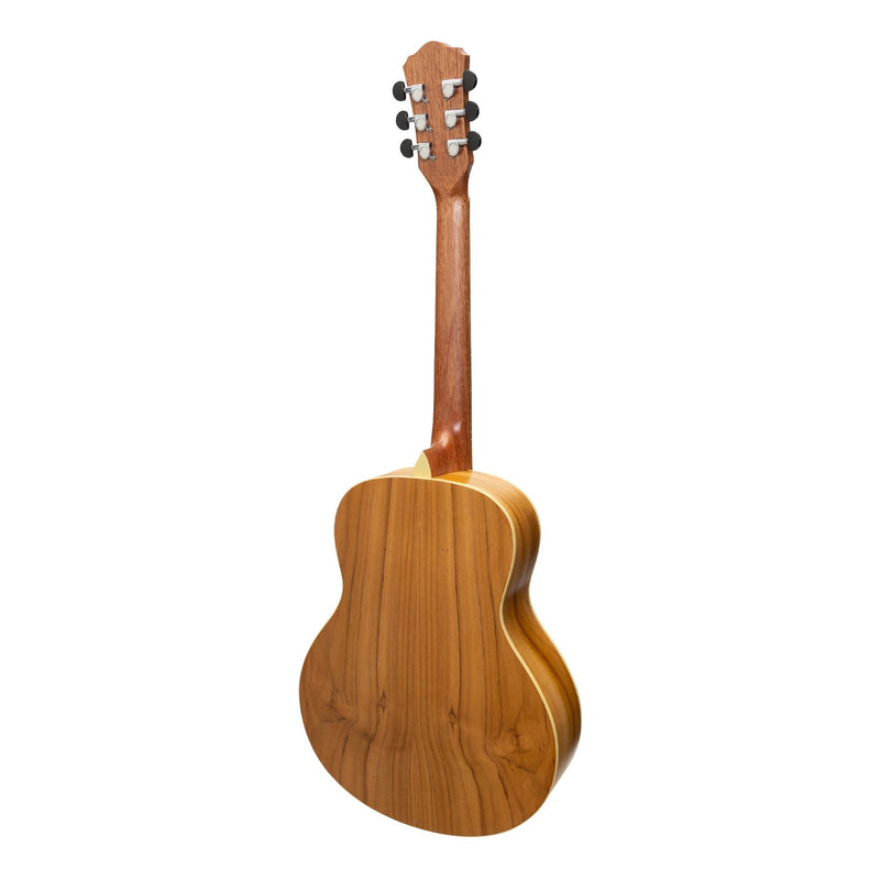 -Martinez Acoustic Short Scale Guitar (Jati-Teakwood)-Living Music