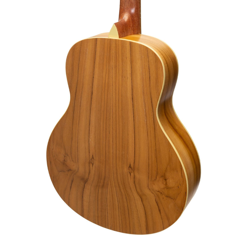 -Martinez Acoustic Short Scale Guitar (Jati-Teakwood)-Living Music