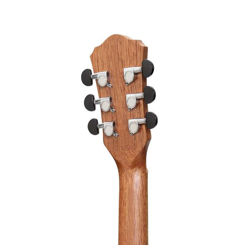 -Martinez Acoustic Short Scale Guitar (Jati-Teakwood)-Living Music