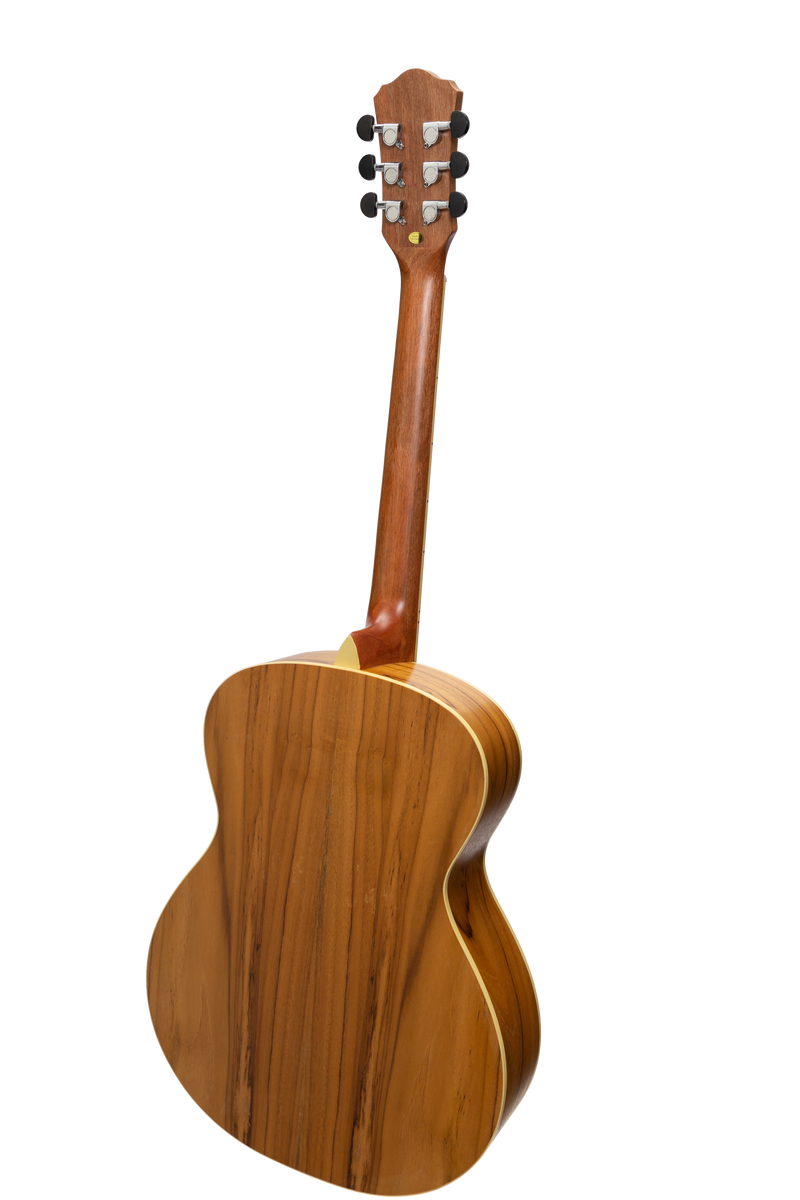 -Martinez Acoustic Small Body Guitar (Jati-Teakwood)-Living Music