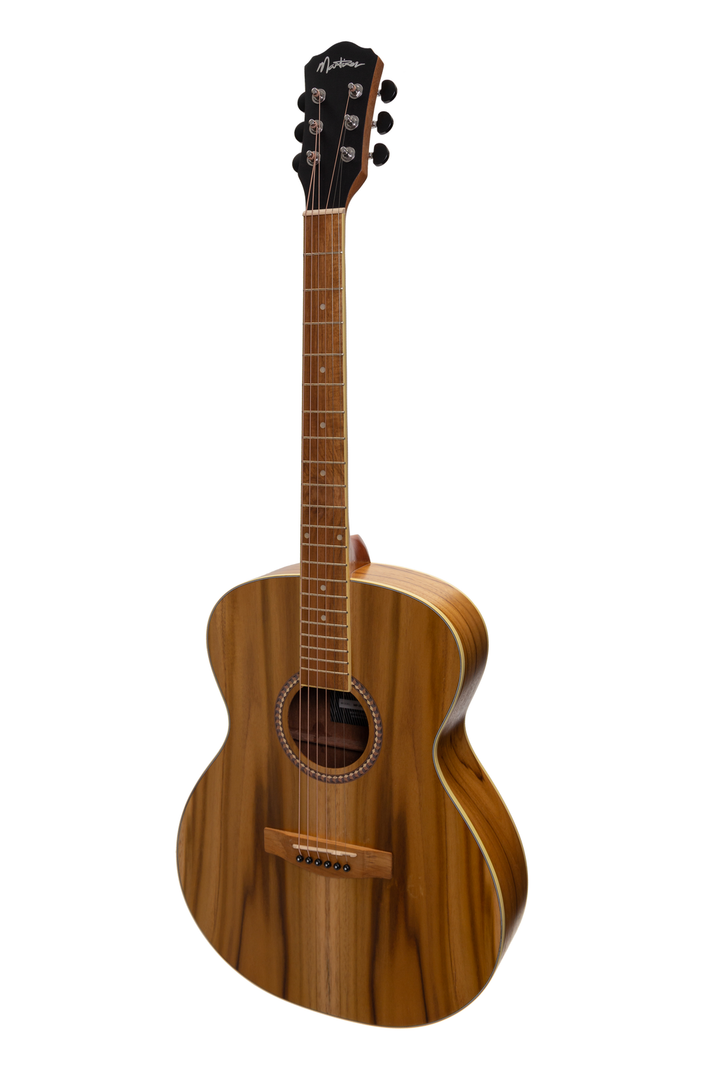 -Martinez Acoustic Small Body Guitar (Jati-Teakwood)-Living Music