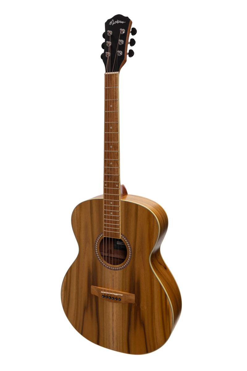 -Martinez Acoustic Small Body Guitar (Jati-Teakwood)-Living Music