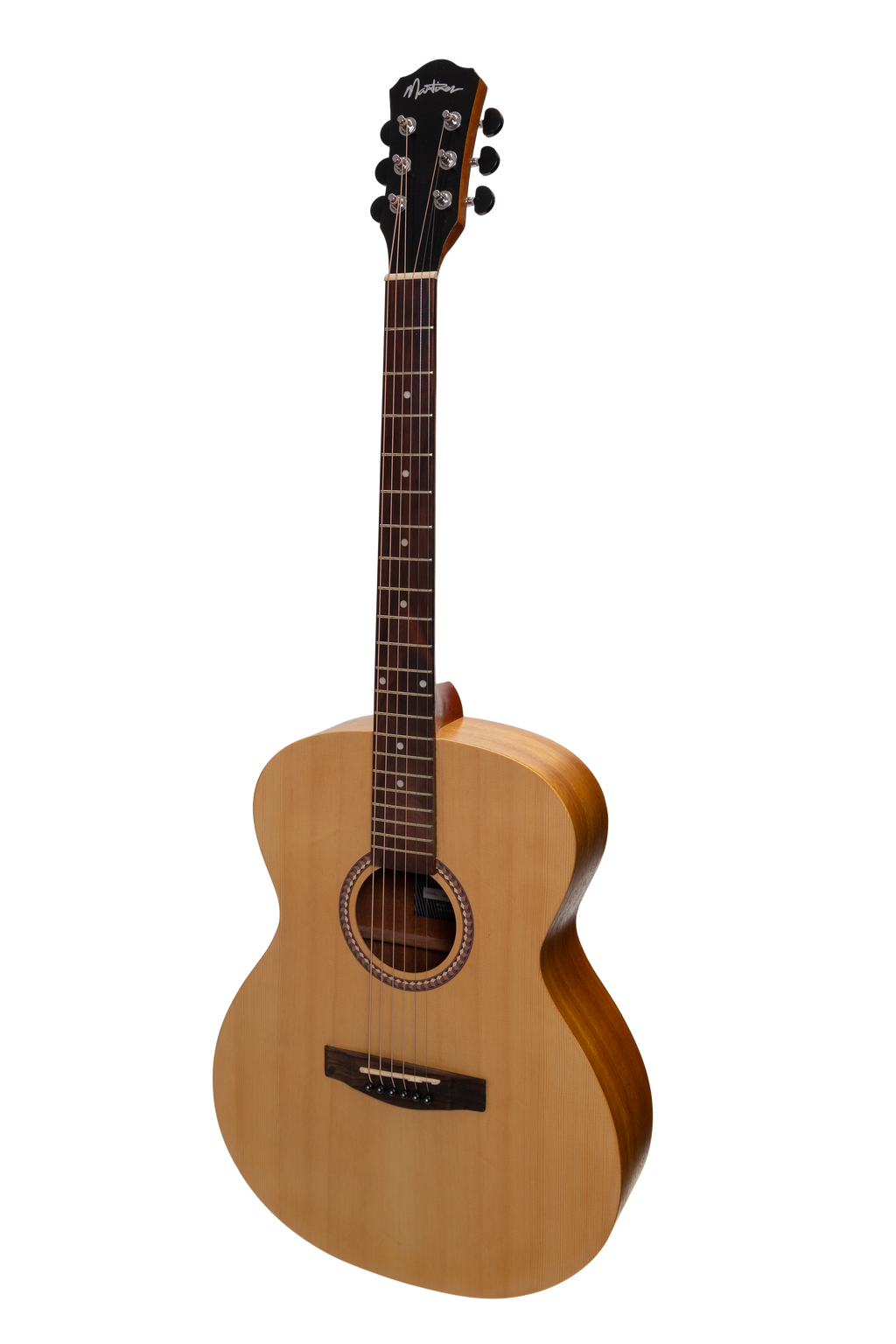 -Martinez Acoustic Small Body Guitar (Spruce/Koa)-Living Music
