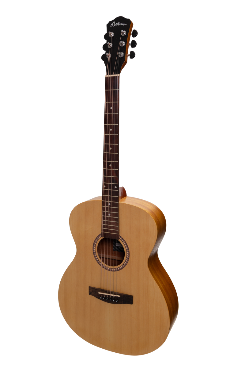 -Martinez Acoustic Small Body Guitar (Spruce/Koa)-Living Music