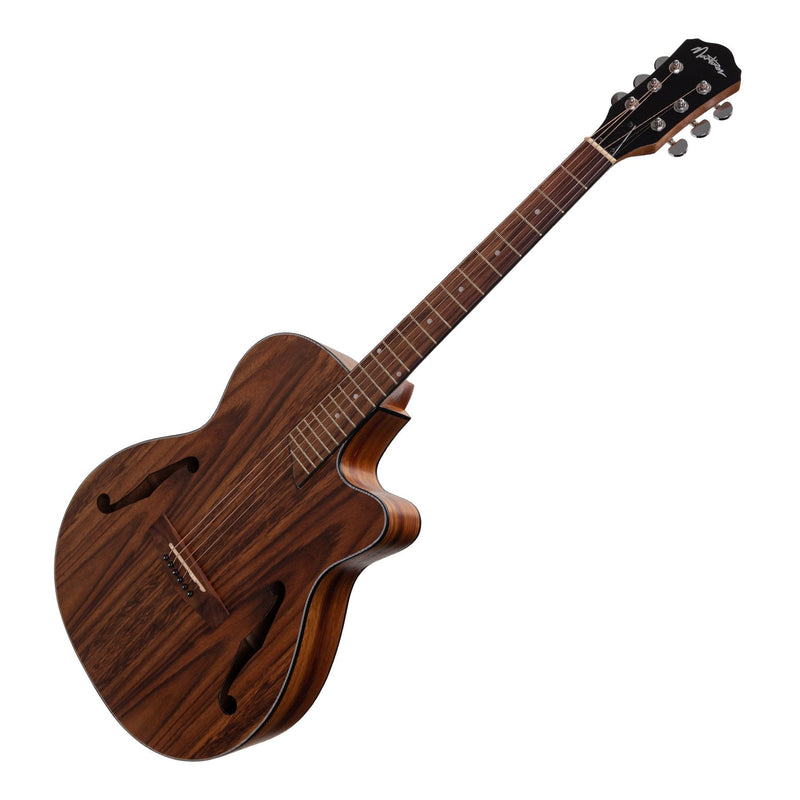 -Martinez Jazz Hybrid Acoustic-Electric Small Body Cutaway Guitar (Rosewood)-Living Music