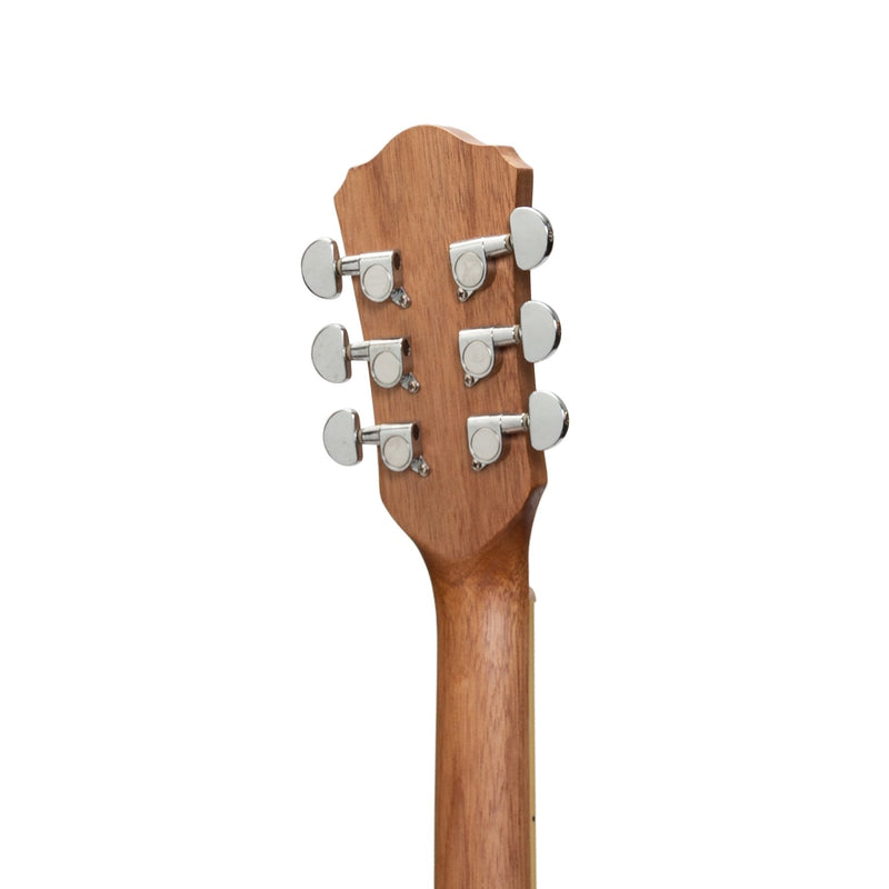 -Martinez Jazz Hybrid Acoustic Small Body Cutaway Guitar (Jati-Teakwood)-Living Music