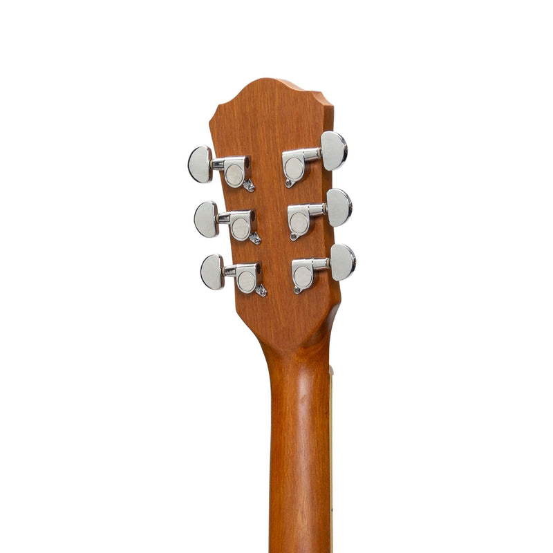 -Martinez Jazz Hybrid Acoustic Small Body Cutaway Guitar (Koa)-Living Music