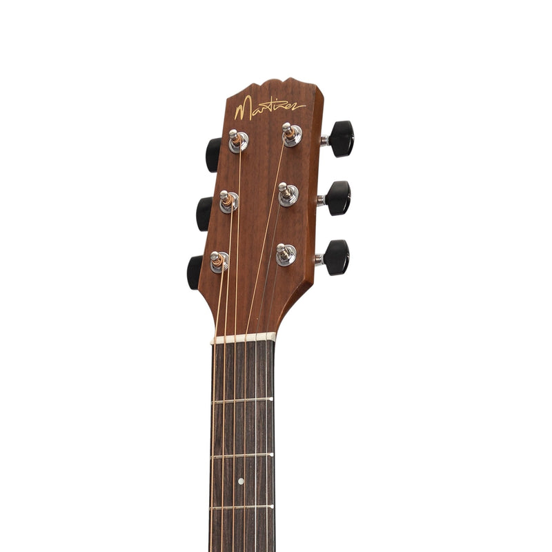 -Martinez 'Natural Series' Solid Cedar Top Acoustic-Electric Dreadnought Cutaway Guitar (Open Pore)-Living Music