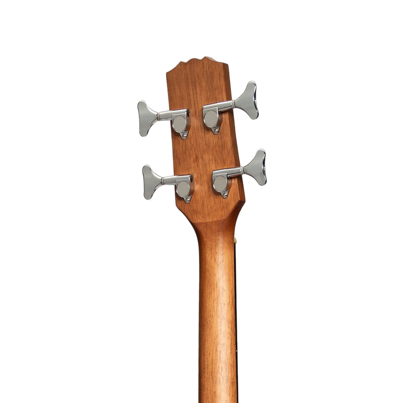 -Martinez 'Natural Series' Solid Mahogany Top Acoustic-Electric Bass Guitar (Open Pore)-Living Music