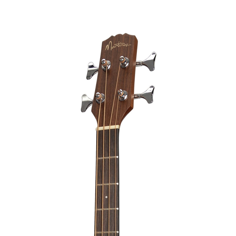 -Martinez 'Natural Series' Solid Mahogany Top Acoustic-Electric Cutaway Bass Guitar (Open Pore) *Available in Left-Hand-Living Music