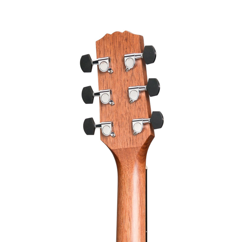 -Martinez 'Natural Series' Spruce Top Acoustic-Electric Parlour Guitar (Open Pore)-Living Music