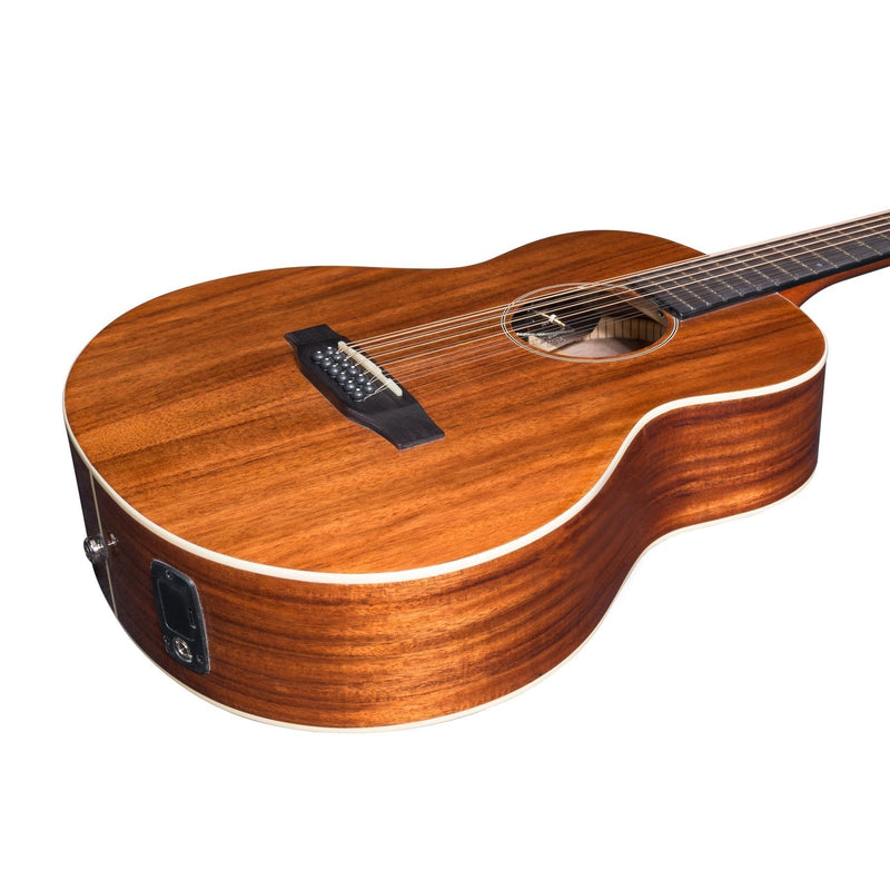 -Martinez 'Southern Star Series' Koa Solid Top 12-String Acoustic-Electric TS-Mini Guitar (Natural Gloss)-Living Music