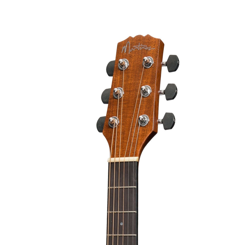 -Martinez 'Southern Star Series' Koa Solid Top Acoustic-Electric TS-Mini Guitar (Natural Gloss)-Living Music