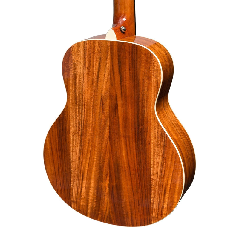 -Martinez 'Southern Star Series' Koa Solid Top Left Handed 12-String Acoustic-Electric TS-Mini Guitar (Natural Gloss)-Living Music