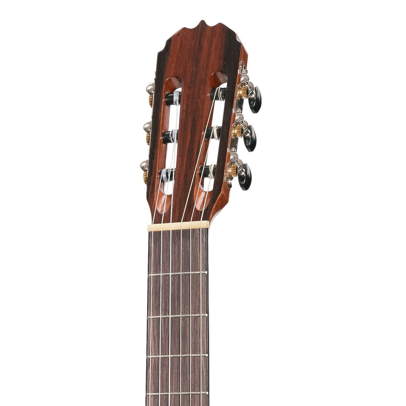 -Martinez 'Southern Star Series' Left Handed Spruce Solid Top Acoustic-Electric Classical Cutaway Guitar (Natural Gloss)-Living Music