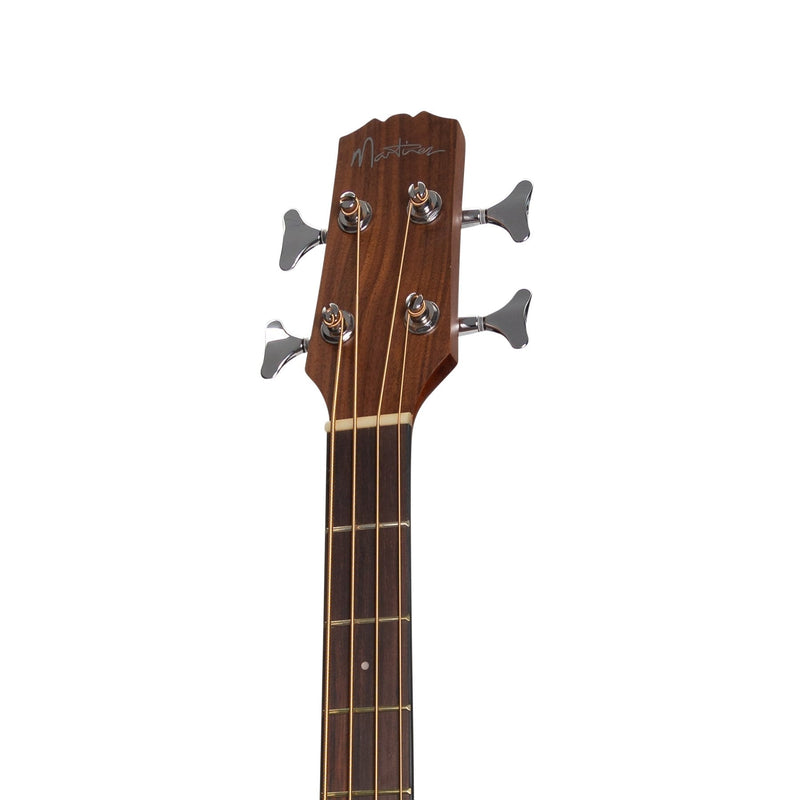 -Martinez 'Southern Star Series' Mahogany Solid Top Acoustic-Electric Cutaway Bass Guitar (Satin Sunburst)-Living Music