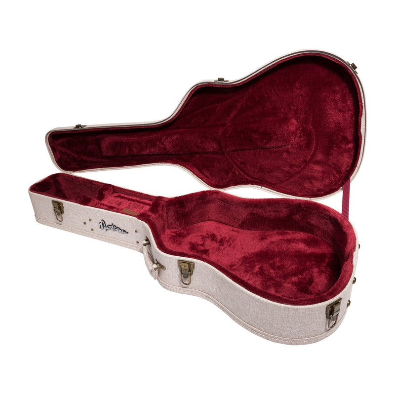 -Martinez 'Southern Star Series' Mahogany Solid Top Acoustic-Electric Dreadnought Cutaway Guitar (Satin Sunburst)-Living Music