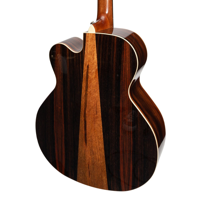 -Martinez 'Southern Star Series' Spruce Solid Top Acoustic-Electric Cutaway Bass Guitar (Natural Gloss)-Living Music