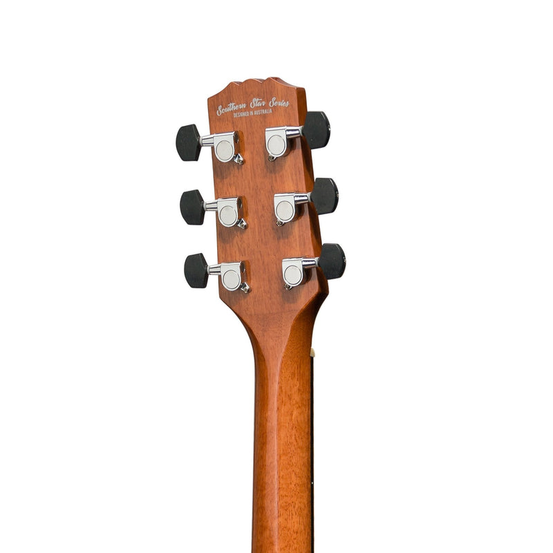 -Martinez 'Southern Star Series' Spruce Solid Top Acoustic-Electric Dreadnought Cutaway Guitar (Natural Gloss)-Living Music