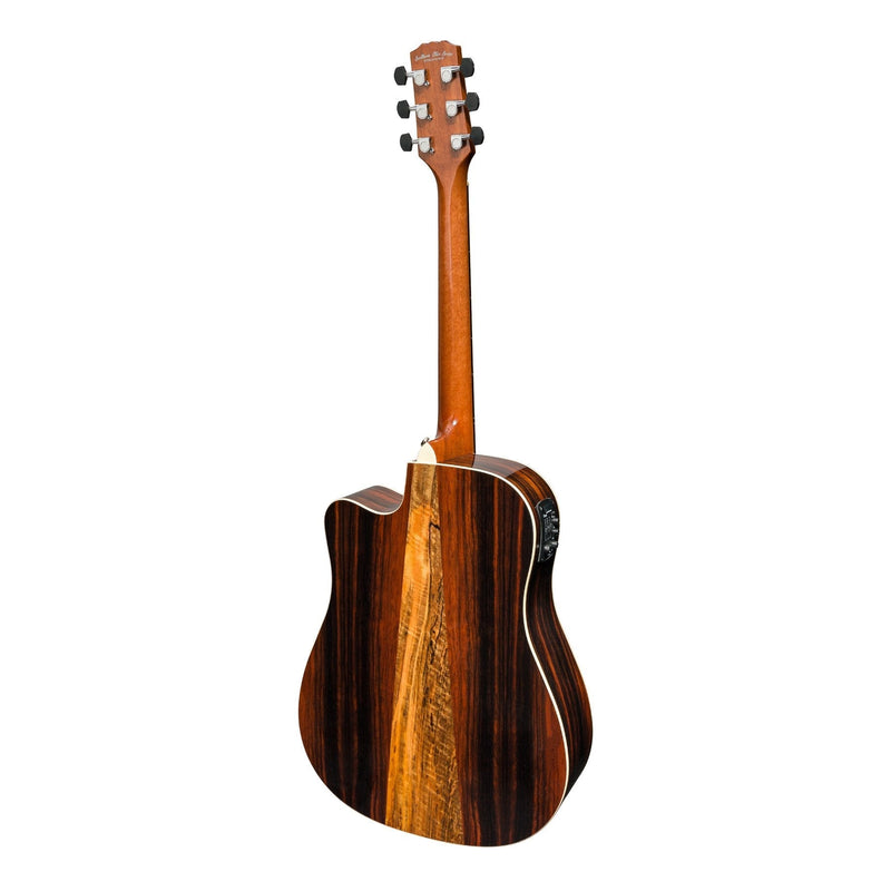 -Martinez 'Southern Star Series' Spruce Solid Top Acoustic-Electric Dreadnought Cutaway Guitar (Natural Gloss)-Living Music