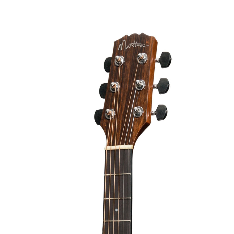 -Martinez 'Southern Star Series' Spruce Solid Top Acoustic-Electric Small Body Cutaway Guitar (Natural Gloss)-Living Music