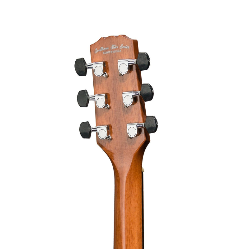 -Martinez 'Southern Star Series' Spruce Solid Top Acoustic-Electric TS-Mini Guitar (Natural Gloss)-Living Music