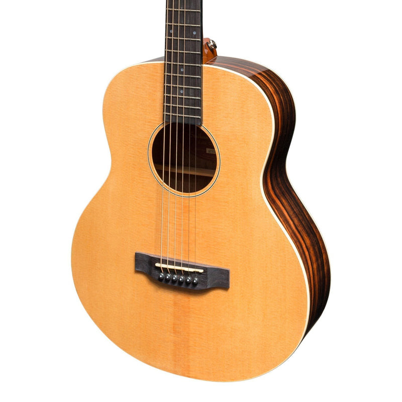 -Martinez 'Southern Star Series' Spruce Solid Top Acoustic-Electric TS-Mini Guitar (Natural Gloss)-Living Music