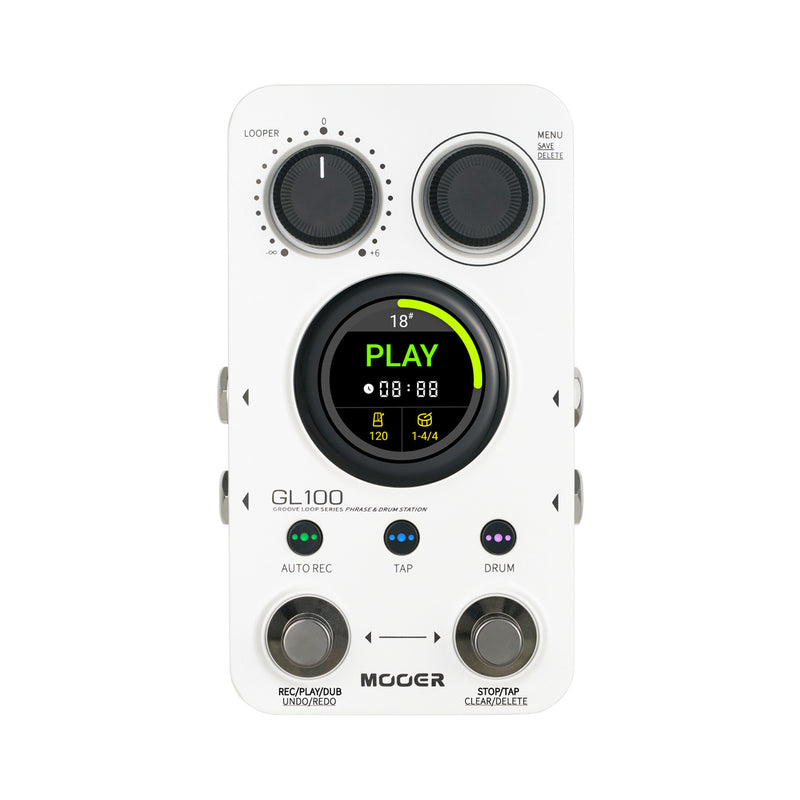 -Mooer GL100 Groove Loop and Drum Station Pedal-Living Music