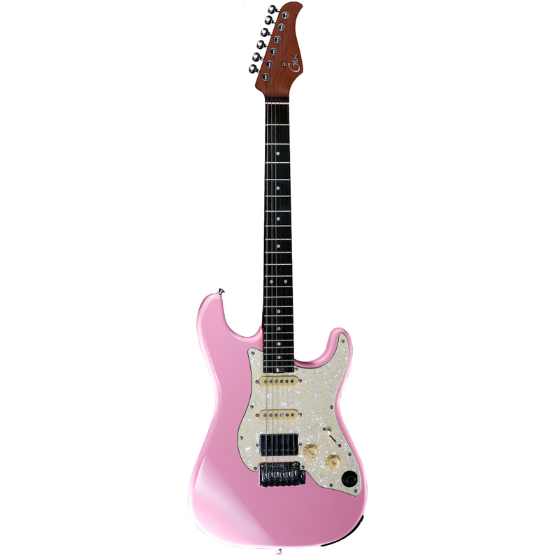 -Mooer GTRS S800 Intelligent Guitar (Shell Pink)-Living Music