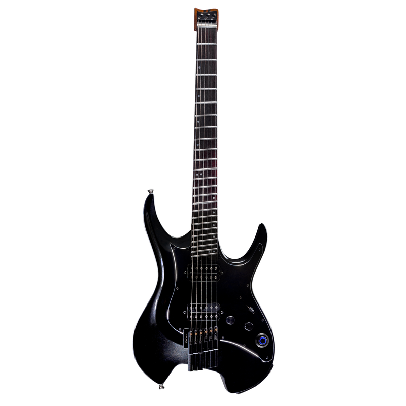 -Mooer GTRS W800 'Wing' Intelligent Guitar (Pearl Black)-Living Music
