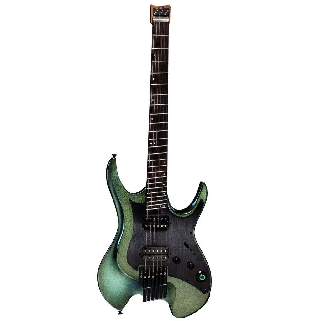 -Mooer GTRS W900 'Wing' Intelligent Guitar (Aurora Green)-Living Music