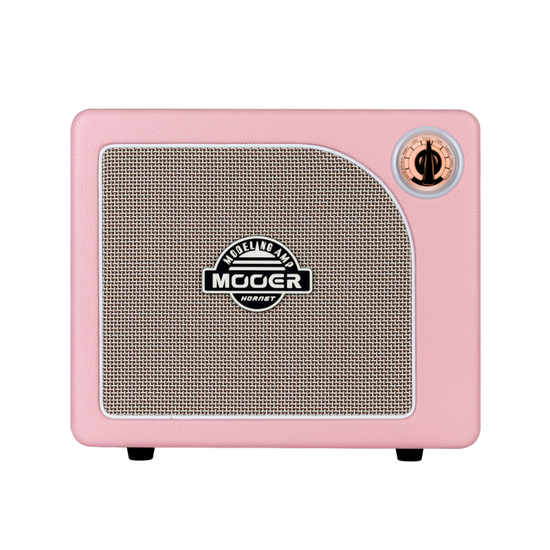 -Mooer 'Hornet' 15 Watt Modelling Combo Amplifier (Pink)-Living Music