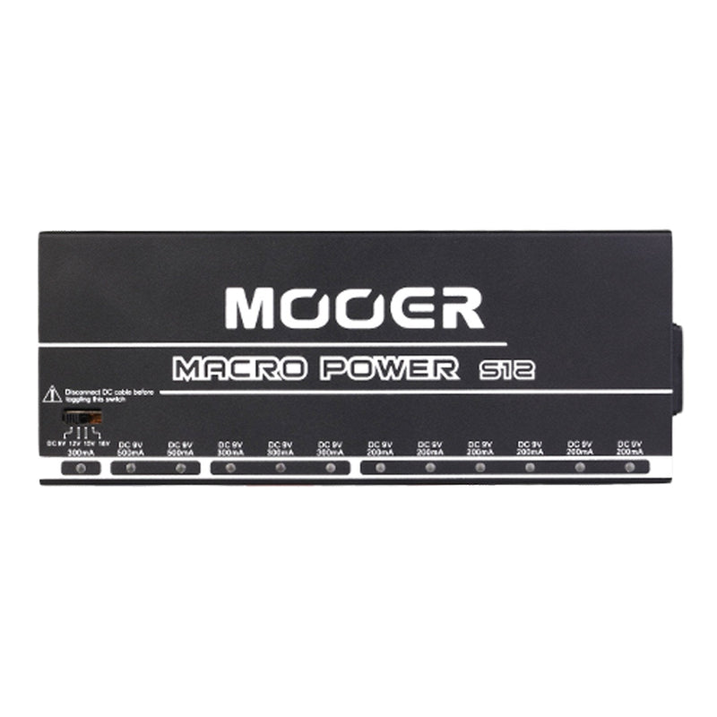 -Mooer 'Macro Power' 12-Port Professional Effects Pedal Power Supply-Living Music
