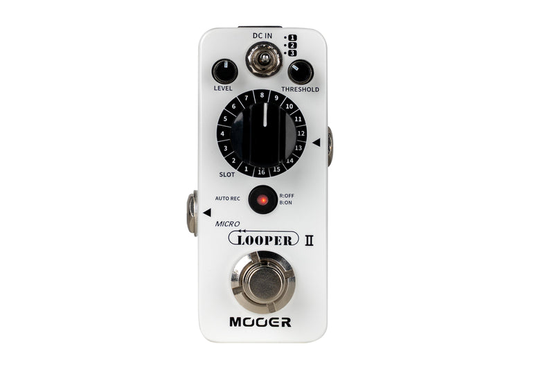 -Mooer 'Micro Looper MKII' Loop Recording Micro Guitar Effects Pedal-Living Music