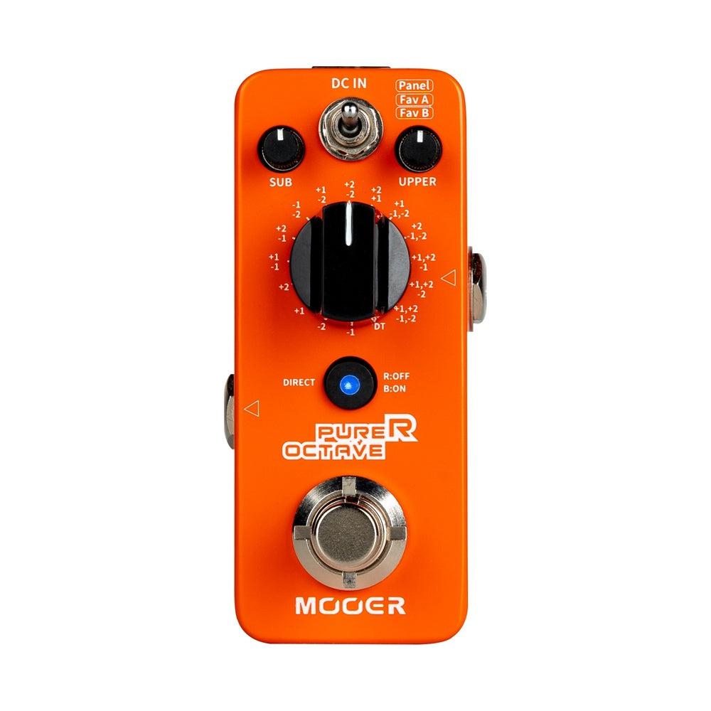 -Mooer 'Purer Octave' Pro Octave Micro Guitar Effects Pedal-Living Music
