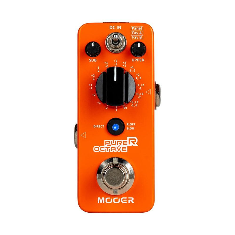 -Mooer 'Purer Octave' Pro Octave Micro Guitar Effects Pedal-Living Music